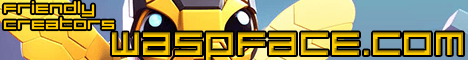 Wasp Face banner Wasp Face Minecraft server banner