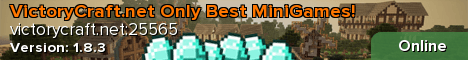 VictoryCraft.net banner VictoryCraft.net Minecraft server banner