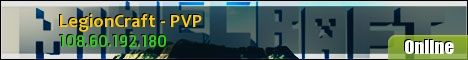 LegionCraft banner LegionCraft Minecraft server banner