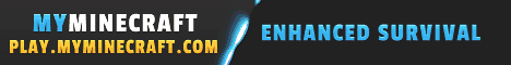 MyMinecraft - Enhanced Survival banner MyMinecraft - Enhanced Survival Minecraft server banner