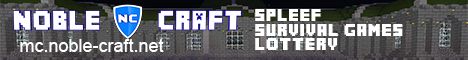 NobleCraft banner NobleCraft Minecraft server banner