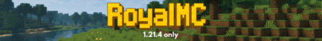 RoyalMC banner RoyalMC Minecraft server banner
