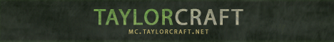 TaylorCraft banner TaylorCraft Minecraft server banner