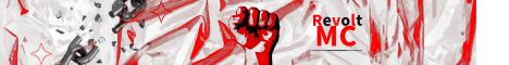 Revolt MC banner Revolt MC Minecraft server banner