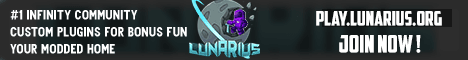 LunariusSMP - Infinity Evolved banner LunariusSMP - Infinity Evolved Minecraft server banner