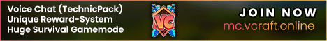 VCraft banner VCraft Minecraft server banner