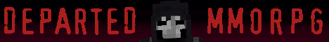 Departed MMORPG banner Departed MMORPG Minecraft server banner