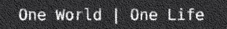 One World - One Life banner One World - One Life Minecraft server banner