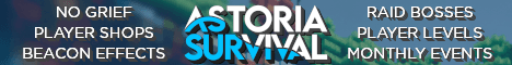 Astoria banner Astoria Minecraft server banner