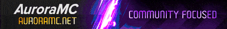 AuroraMC banner AuroraMC Minecraft server banner