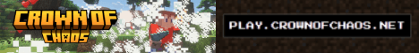 Crown Of Chaos banner Crown Of Chaos Minecraft server banner