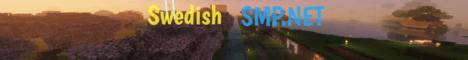 SwedishSMP banner SwedishSMP Minecraft server banner