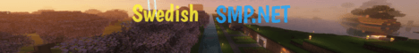 SwedishSMP banner SwedishSMP Minecraft server banner