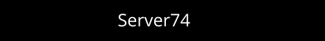 Server74 banner Server74 Minecraft server banner