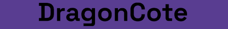 Dragoncote banner Dragoncote Minecraft server banner