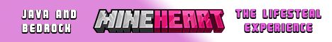 MineHeart banner MineHeart Minecraft server banner