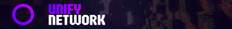 Unify Network banner Unify Network Minecraft server banner
