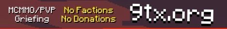 9tx.org banner 9tx.org Minecraft server banner