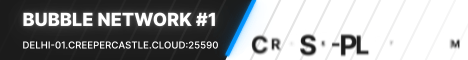 Bubble Network #2 banner Bubble Network #2 Minecraft server banner