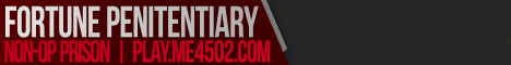 Fortune Penitentiary banner Fortune Penitentiary Minecraft server banner