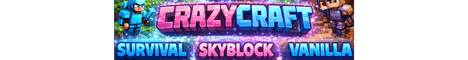 CrazyCraft Network banner CrazyCraft Network Minecraft server banner