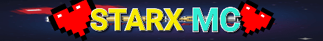 STARXMC banner STARXMC Minecraft server banner