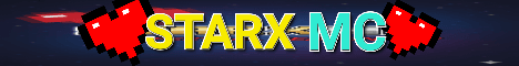 STARXMC banner STARXMC Minecraft server banner