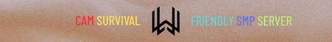 Cam Survival banner Cam Survival Minecraft server banner