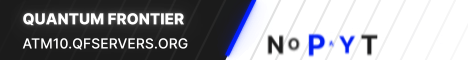 Quantum Frontier ATM10 banner Quantum Frontier ATM10 Minecraft server banner