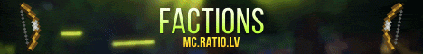 mc.RATIO.lv banner mc.RATIO.lv Minecraft server banner