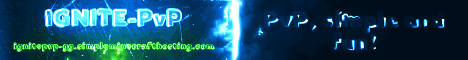 Ignite-PvP banner Ignite-PvP Minecraft server banner