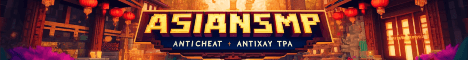 AsianSMP banner AsianSMP Minecraft server banner