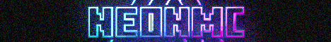 NeonMC banner NeonMC Minecraft server banner