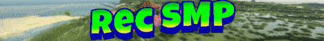 Rec SMP banner Rec SMP Minecraft server banner
