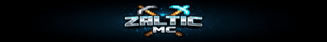 Zaltic MC banner Zaltic MC Minecraft server banner