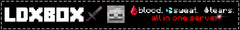 ldxbox banner ldxbox Minecraft server banner