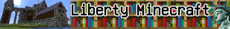 Liberty Minecraft banner Liberty Minecraft Minecraft server banner