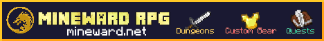 Mineward banner Mineward Minecraft server banner