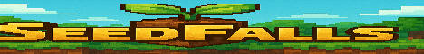 SeedFalls banner SeedFalls Minecraft server banner