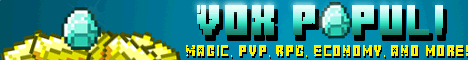 Vox Populi Gold banner Vox Populi Gold Minecraft server banner