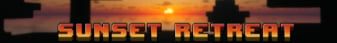 Sunset Retreat banner Sunset Retreat Minecraft server banner