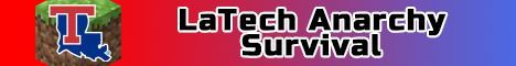 Louisiana Tech SMP banner Louisiana Tech SMP Minecraft server banner
