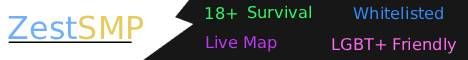 ZestSMP banner ZestSMP Minecraft server banner