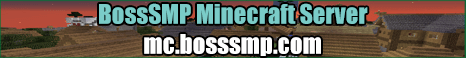 BossSMP banner BossSMP Minecraft server banner