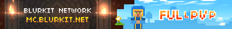 Blurkit Network banner Blurkit Network Minecraft server banner