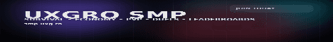 Uxgrosmp banner Uxgrosmp Minecraft server banner