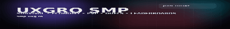 Uxgrosmp banner Uxgrosmp Minecraft server banner