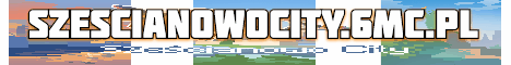 Szescianowo City banner Szescianowo City Minecraft server banner