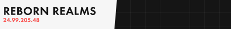 Reborn Realms banner Reborn Realms Minecraft server banner