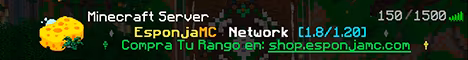 EsponjaMC Network banner EsponjaMC Network Minecraft server banner